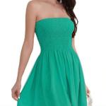 Spaghetti Straps Sleeveless Backless High Waist Dress